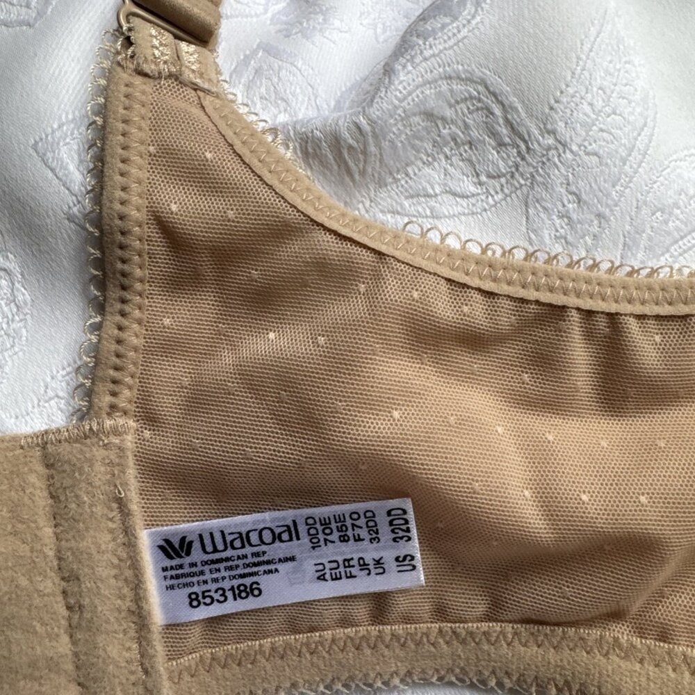 Wacoal 853186 Retro Chic Contour Underwire T-Shirt Bra Toast 32DD NEW $72 - Picture 8 of 8